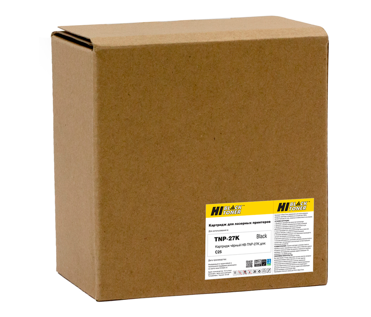 Тонер-картридж Hi-Black (HB-TNP-27K) для Konica Minolta bizhub C25, чёрный (6000 стр.)