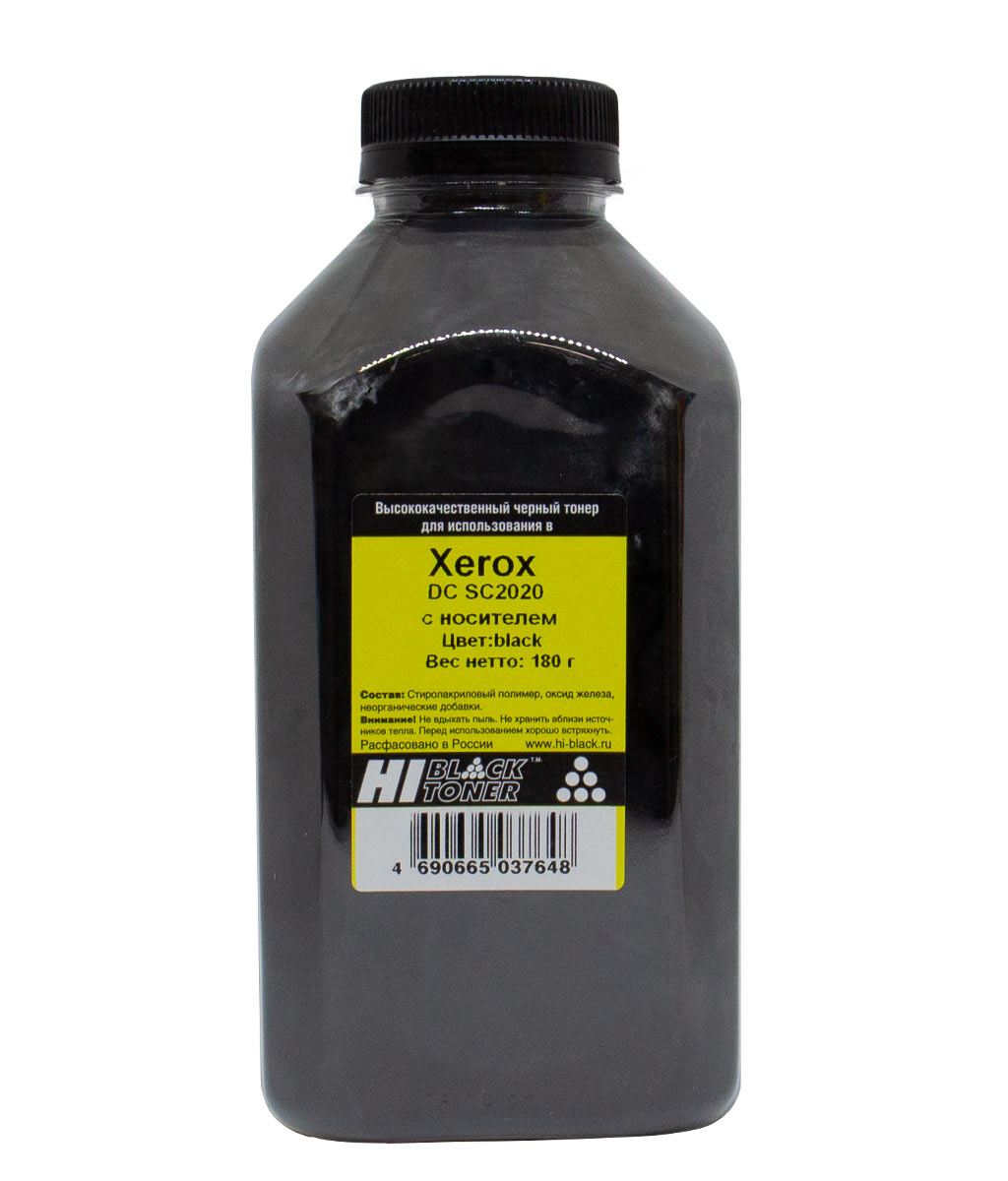 Тонер Hi-Black (006R01693) c девелопером для Xerox DocuCentre SC2020, чёрный (180 гр.)