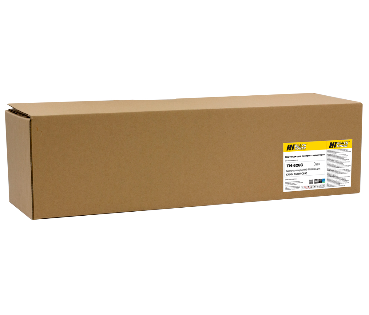 Тонер-картридж Hi-Black (HB-TN-626C) для Konica Minolta bizhub C450i/ C550i/ C650i, голубой (28000 стр.)