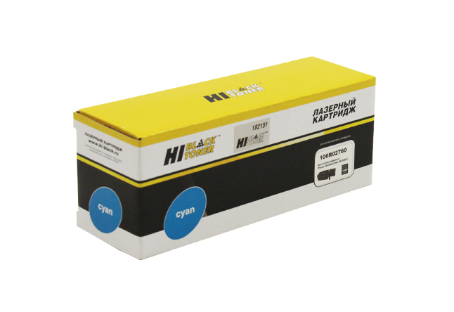 Тонер-картридж Hi-Black (HB-106R02760) для Xerox Phaser 6020/ 6022/ WorkCentre 6025/ 6027, голубой (1000 стр.)