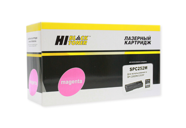 Тонер-картридж Hi-Black (HB-SP-C252M) для Ricoh Aficio SP C252DN/ C252SF/ C262DNw, пурпурный (6000 стр.)