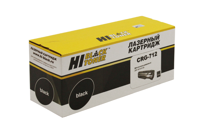 Картридж Hi-Black (HB-CRG-712) для Canon LBP-3010/ 3100, чёрный (2000 стр.)