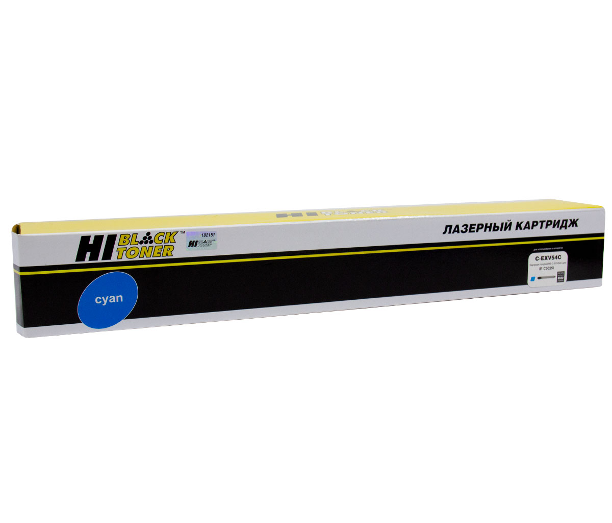 Тонер-картридж Hi-Black (HB-C-EXV54 C) для Canon iR C3025i/ C3125i/ C3226i, голубой (8500 стр.)