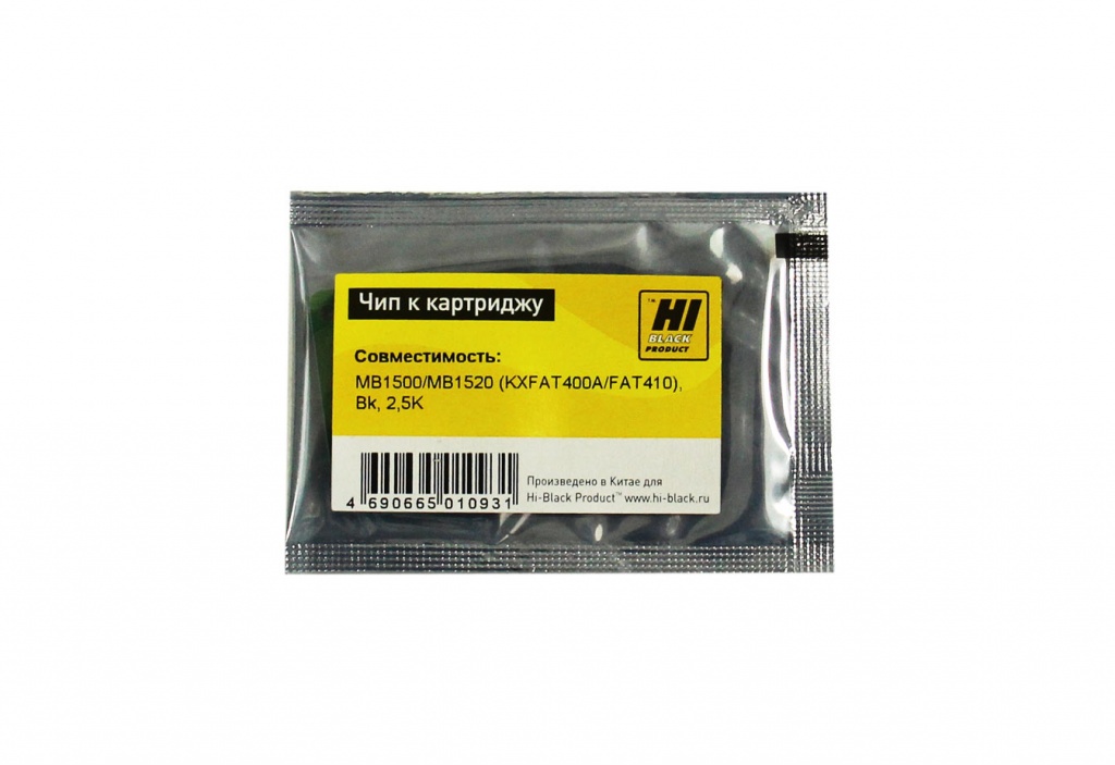 Чип Hi-Black для Panasonic KX-MB1500/ MB1520 (KX-FAT400A/ KX-FAT410A), черный, 2,5K