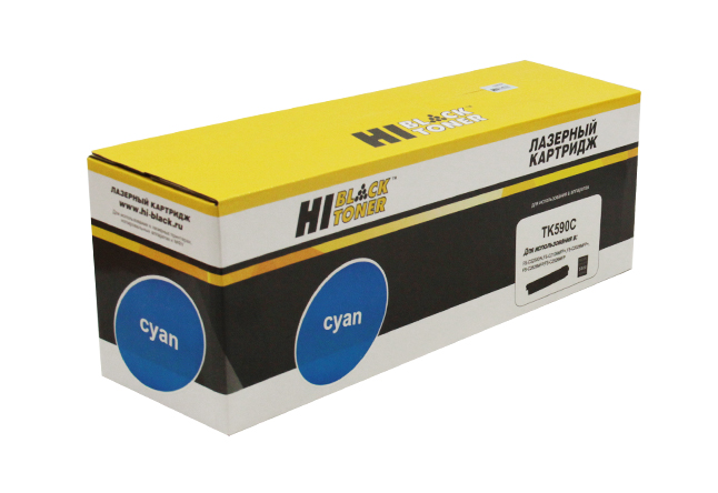 Тонер-картридж Hi-Black (HB-TK-590C) для Kyocera FS-C5250DN/ C2626MFP, голубой (5000 стр.)