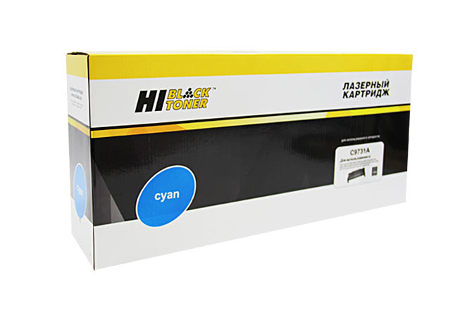 Картридж лазерный Hi-Black (HB-C9731A) для HP CLJ 5500/ 5550, голубой (12000 стр.)