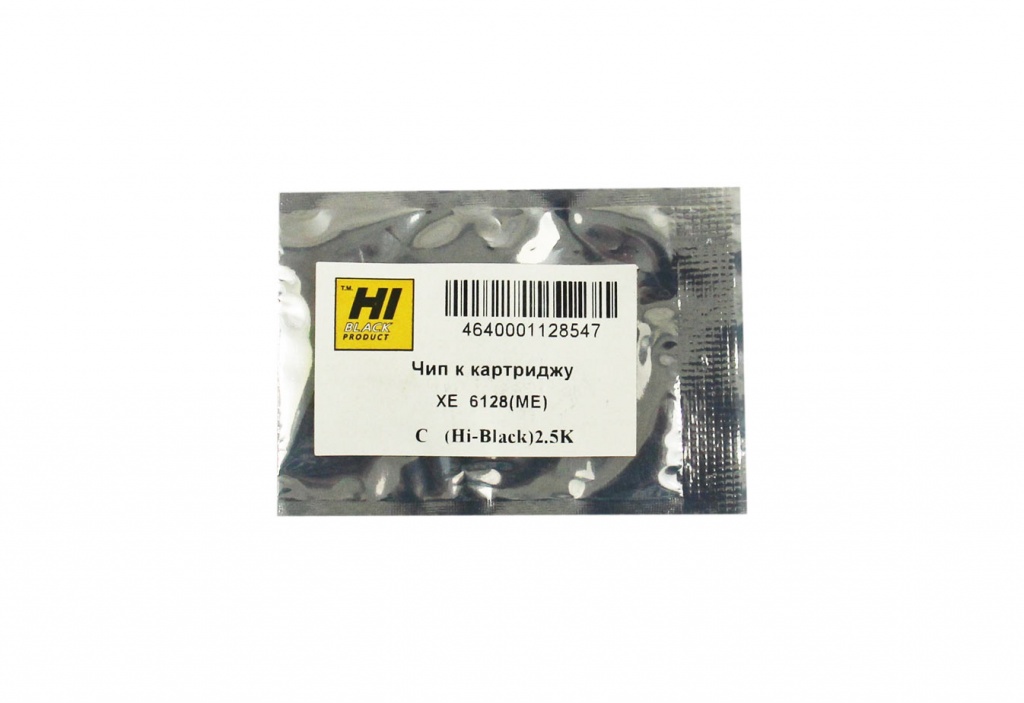 Чип Hi-Black картриджа (106R01456) для Xerox Phaser 6128, голубой (2500 стр.)