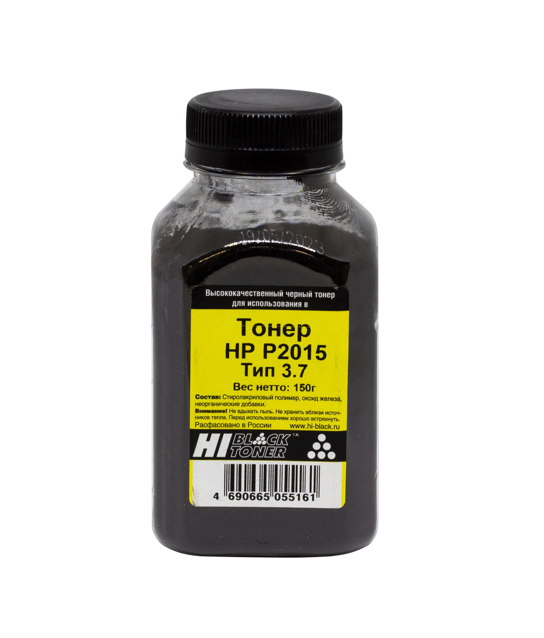 Тонер Hi-Black (Q7553A) для HP LJ P2015, Тип 3.7, чёрный (150 гр.) 