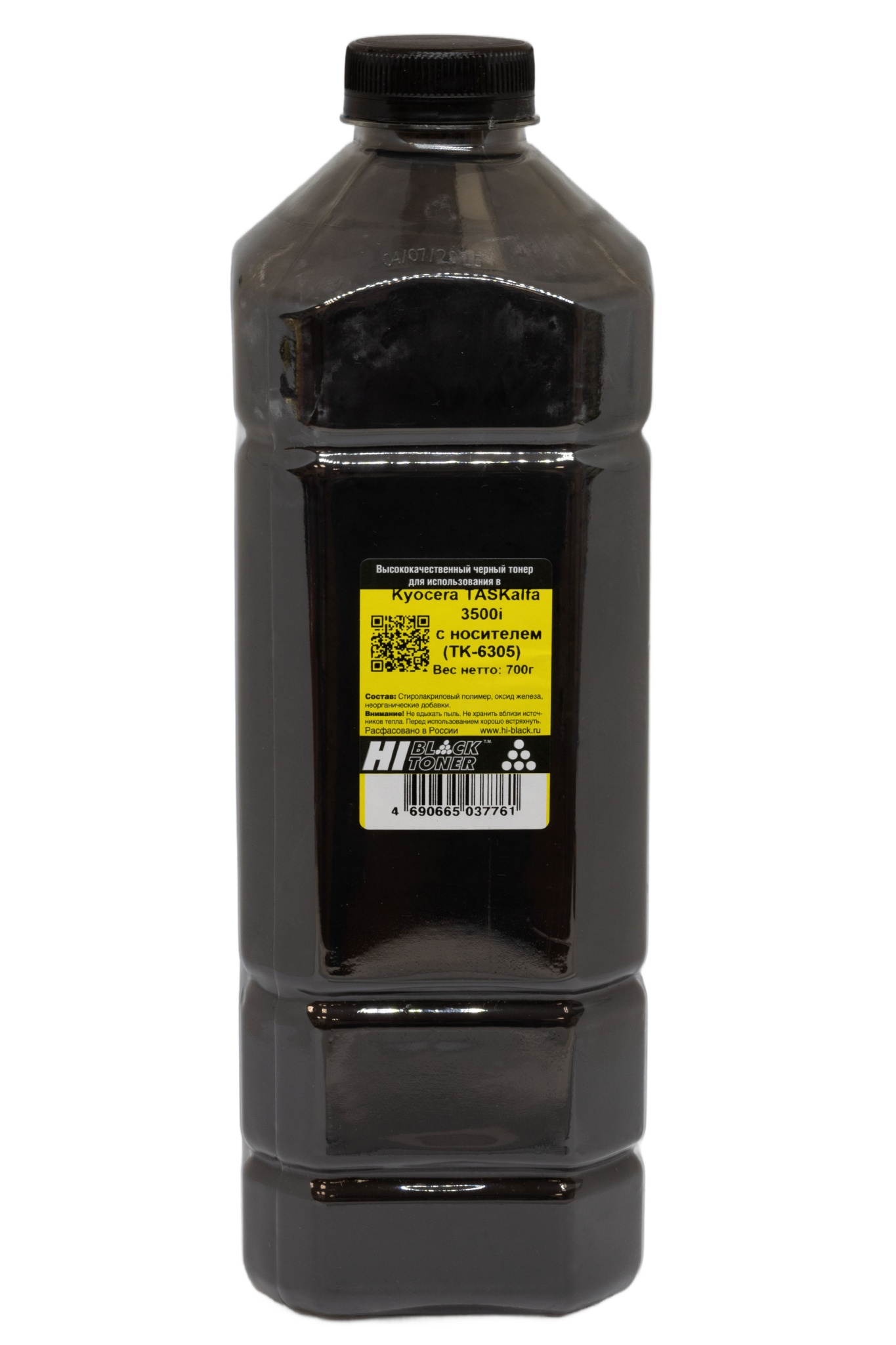 Тонер Hi-Black (TK-6305) c девелопером для Kyocera TASKalfa 3500i, чёрный (700 гр.)