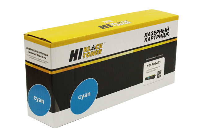Тонер-картридж Hi-Black (HB-106R01473) для Xerox Phaser 6121MFP, голубой (2600 стр.)