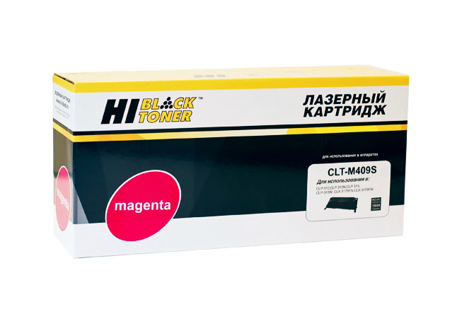 Тонер-картридж Hi-Black (HB-CLT-M409S) для Samsung CLP-310/ 315/ CLX-3170fn/ 3175, пурпурный (1000 стр.)