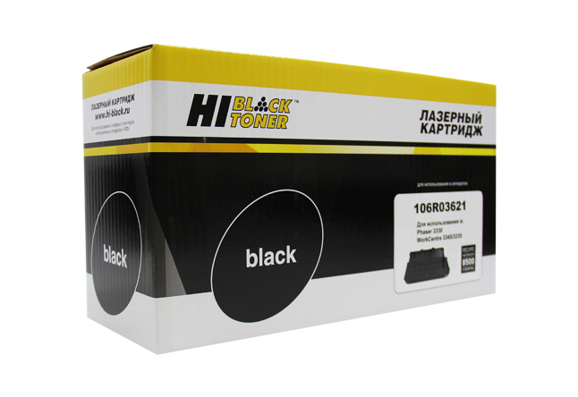 Тонер-картридж Hi-Black (HB-106R03621) для Xerox Phaser 3330/ WorkCentre 3335/ 3345, чёрный (8500 стр.)