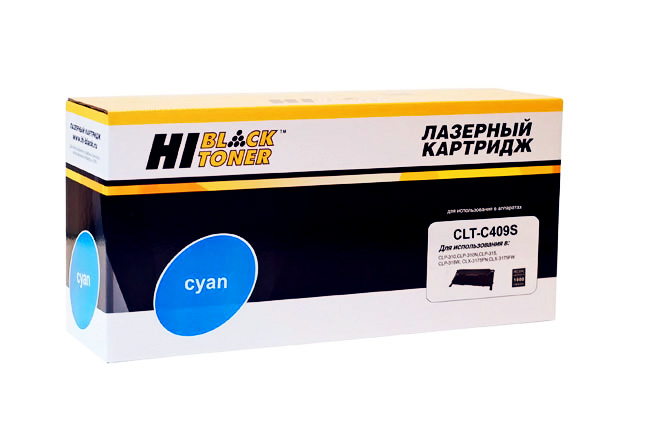Тонер-картридж Hi-Black (HB-CLT-C409S) для Samsung CLP-310/ 315/ CLX-3170fn/ 3175, голубой (1000 стр.)
