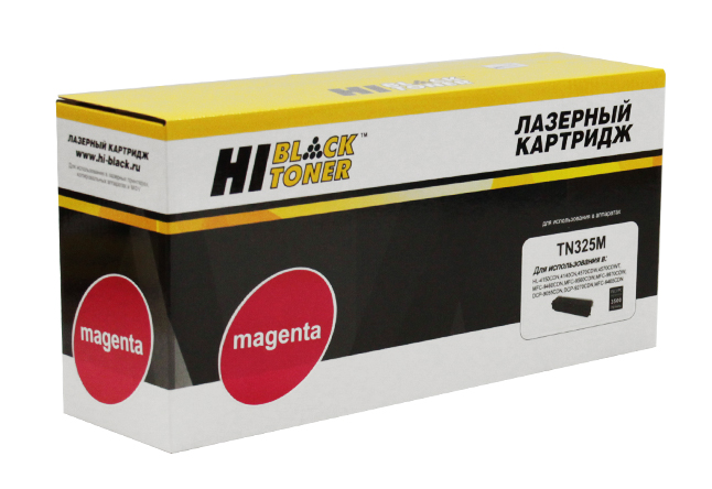 Тонер-картридж Hi-Black (HB-TN-325M) для Brother HL-4150CDN/ 4140CN/ 4570CDW/ DCP-9270CDN, пурпурный (3500 стр.)