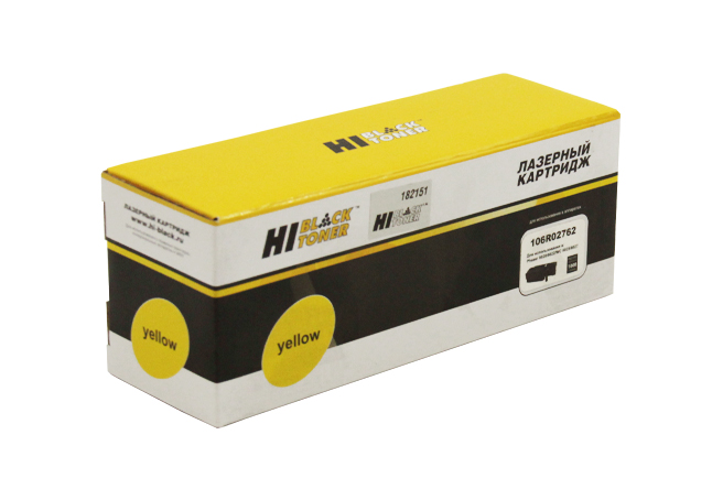 Тонер-картридж Hi-Black (HB-106R02762) для Xerox Phaser 6020/ 6022/ WorkCentre 6025/ 6027, жёлтый (1000 стр.)