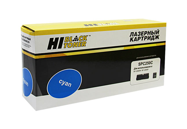 Картридж лазерный Hi-Black (HB-SP-C250EC) для Ricoh Aficio SP C250DN/ C260/ C261SF, голубой (1600 стр.)