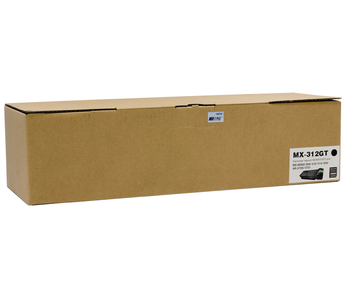 Тонер-картридж Hi-Black (HB-MX-312GT) для Sharp MX-M260/ 264/ 310/ 314/ 354/ AR-5726/ 5731, чёрный (25000 стр.)