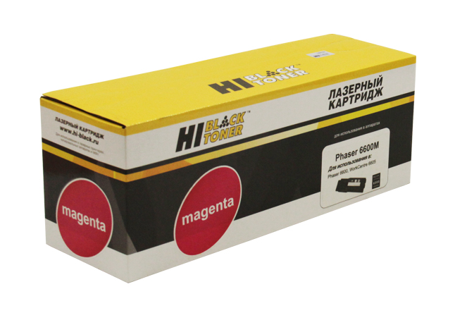 Тонер-картридж Hi-Black (HB-106R02234) для Xerox Phaser 6600/ WorkCentre 6605, пурпурный (6000 стр.)