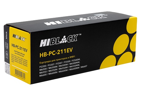 Картридж Hi-Black (HB-PC-211EV) для Pantum P2200/ P2207/ P2500/ M6500/ M6550, чёрный (1600 стр.)