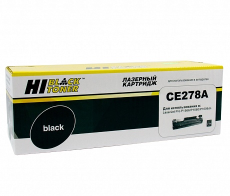 Картридж лазерный Hi-Black (HB-CE278A) для HP LJ Pro P1566/ P1606dn/ M1536dnf, чёрный (2100 стр.)
